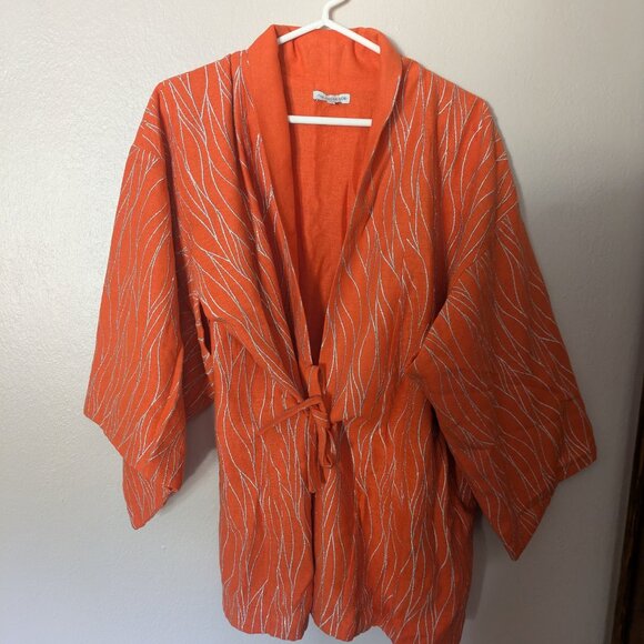 The Odder Side Linen Kimono - Picture 1 of 5